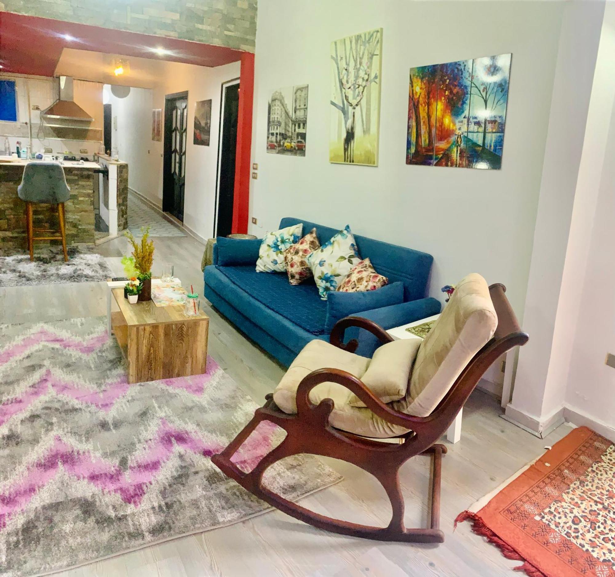 Apartment With A Private Garden In New Каир Экстерьер фото